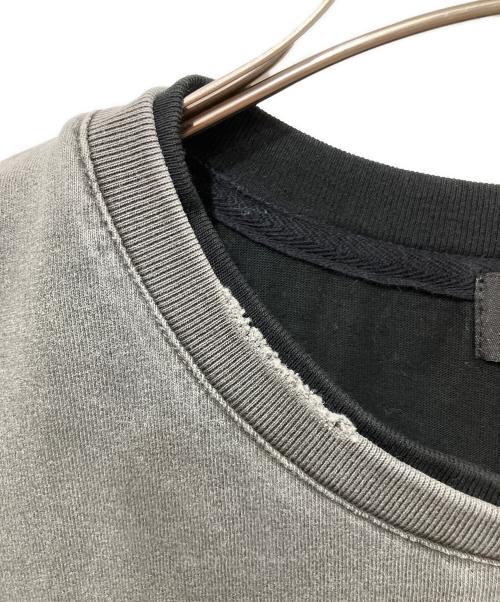 LAST NEST（ラストネスト）LAST NEST (ラストネスト) Layered T-shirts グレー×ブラック サイズ:Lの古着・服飾アイテム