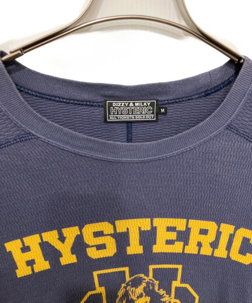 Hysteric Glamour（ヒステリックグラマー）Hysteric Glamour (ヒステリックグラマー) H SCHOOL スウェット ネイビー サイズ:Mの古着・服飾アイテム