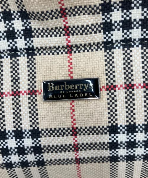 Burberry's（バーバリーズ）Burberry's (バーバリーズ) トートバッグ ベージュ×レッドの古着・服飾アイテム
