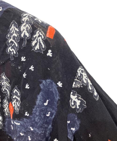 mina perhonen（ミナ ペルホネン）mina perhonen (ミナ ペルホネン) FOREST VILLAGE シャツ ネイビー サイズ:38の古着・服飾アイテム