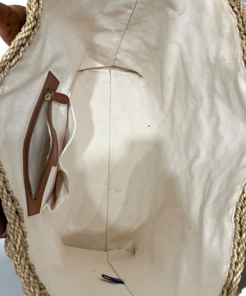 POLO RALPH LAUREN（ポロ・ラルフローレン）POLO RALPH LAUREN (ポロ・ラルフローレン) カゴバッグ ベージュの古着・服飾アイテム