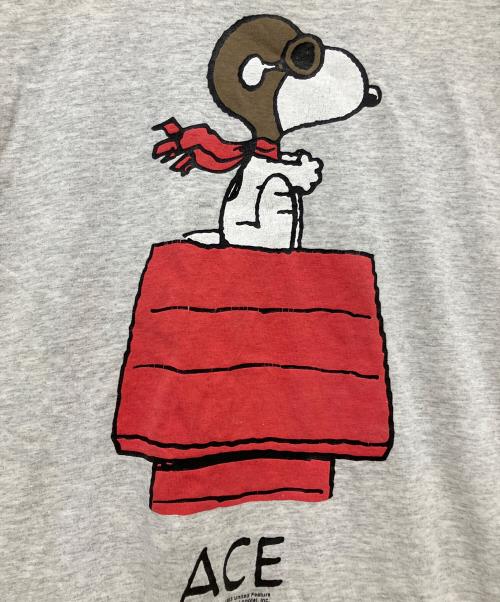 LOGOTEL（ロゴテル）LOGOTEL (ロゴテル) プリントTシャツ グレー サイズ:Lの古着・服飾アイテム