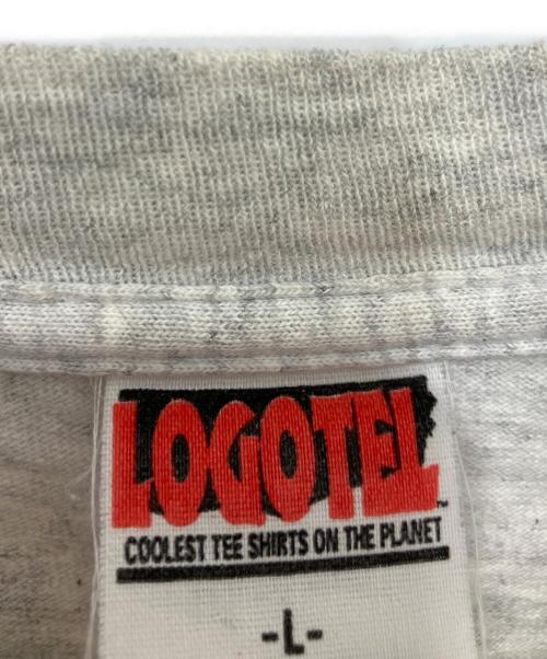 LOGOTEL（ロゴテル）LOGOTEL (ロゴテル) プリントTシャツ グレー サイズ:Lの古着・服飾アイテム