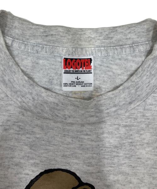 LOGOTEL（ロゴテル）LOGOTEL (ロゴテル) プリントTシャツ グレー サイズ:Lの古着・服飾アイテム