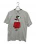 LOGOTEL（ロゴテル）の古着「プリントTシャツ」｜グレー