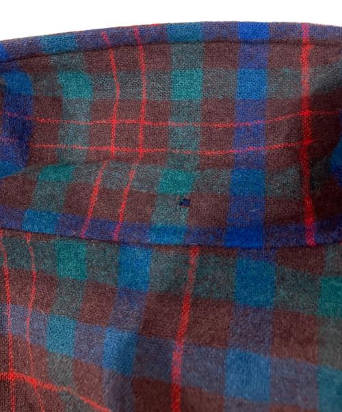 PENDLETON（ペンドルトン）PENDLETON (ペンドルトン) 50s チェックテーラードジャケット ブラウン×ブルー サイズ:Lの古着・服飾アイテム