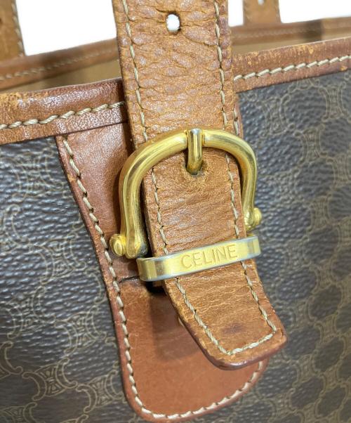 CELINE（セリーヌ）CELINE (セリーヌ) マカダム トートバッグ ブラウンの古着・服飾アイテム
