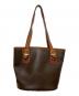 CELINE (セリーヌ) マカダム トートバッグ ブラウン：15000円