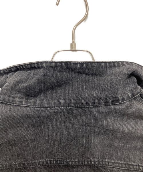sacai（サカイ）sacai (サカイ) 19SS Re-Make MA-1 Doccing Denim Jacket ブラック サイズ:2の古着・服飾アイテム