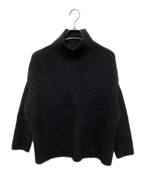 SACRA（サクラ）SACRA (サクラ) モヘア アルパカ ハイネックプルオーバー ニット ブラック サイズ:38の古着・服飾アイテム