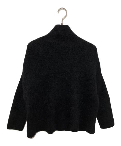SACRA（サクラ）SACRA (サクラ) モヘア アルパカ ハイネックプルオーバー ニット ブラック サイズ:38の古着・服飾アイテム
