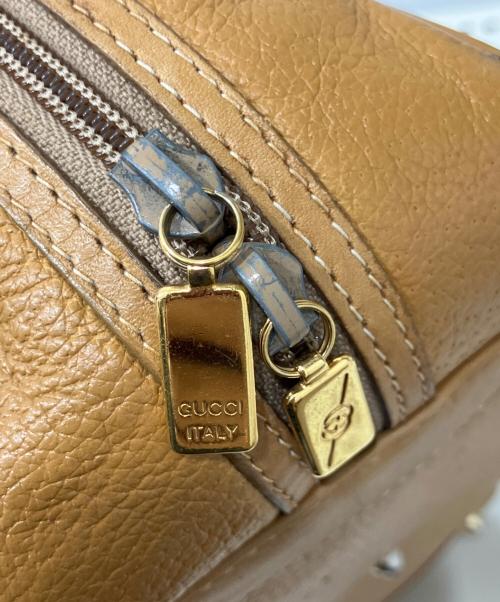 GUCCI（グッチ）GUCCI (グッチ) ハンドバッグ ブラウンの古着・服飾アイテム