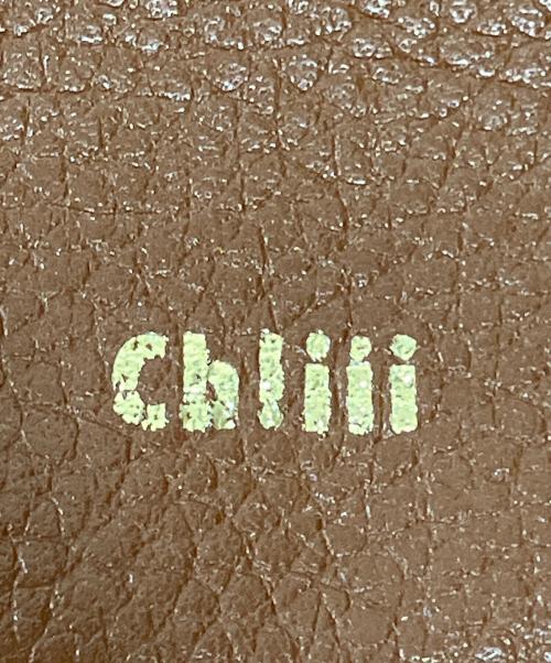 Ch!iii（チー）Ch!iii (チー) レザーハンドバッグ ブラウンの古着・服飾アイテム
