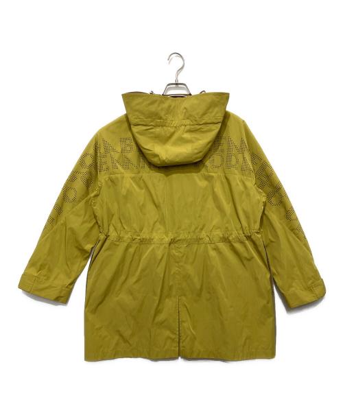 MORABITO（モラビト）MORABITO (モラビト) 袖パンチングデザインフーデッドジャケット イエロー サイズ:38の古着・服飾アイテム