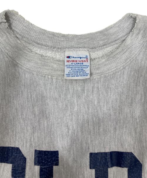 Champion（チャンピオン）Champion (チャンピオン) 90s リバースウィーブスウェット グレー×ネイビー サイズ:XLの古着・服飾アイテム