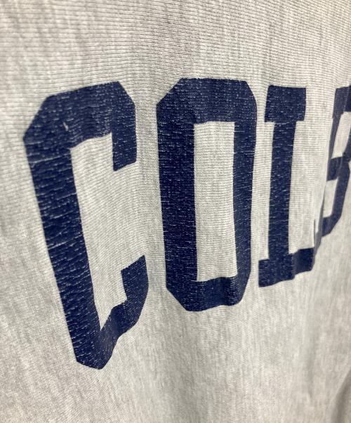 Champion（チャンピオン）Champion (チャンピオン) 90s リバースウィーブスウェット グレー×ネイビー サイズ:XLの古着・服飾アイテム