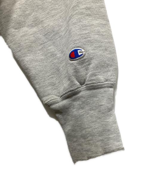 Champion（チャンピオン）Champion (チャンピオン) 90s リバースウィーブスウェット グレー×ネイビー サイズ:XLの古着・服飾アイテム