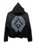 FIRST ROW (ファーストロウ) Washed Crop Rhinestone Hoodie ブラック サイズ:L：11000円