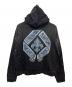 FIRST ROW (ファーストロウ) WASHED CROP RHINESTONE HOODIE ブラック サイズ:XL：11000円