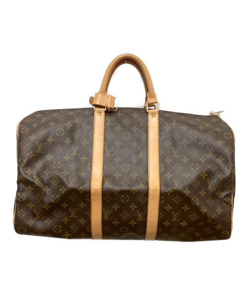 LOUIS VUITTON（ルイ ヴィトン）LOUIS VUITTON (ルイ ヴィトン) トラベルバッグ ブラウンの古着・服飾アイテム