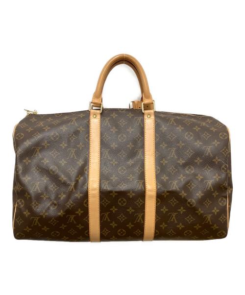 LOUIS VUITTON（ルイ ヴィトン）LOUIS VUITTON (ルイ ヴィトン) トラベルバッグ ブラウンの古着・服飾アイテム