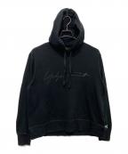 Y-3ワイスリー）の古着「Distressed Signature Hoodie」｜ブラック