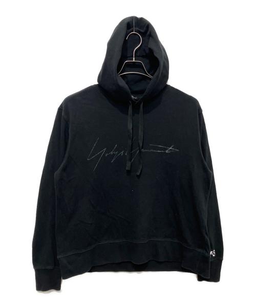 Y-3（ワイスリー）Y-3 (ワイスリー) Distressed Signature Hoodie ブラック サイズ:Mの古着・服飾アイテム