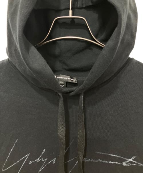 Y-3（ワイスリー）Y-3 (ワイスリー) Distressed Signature Hoodie ブラック サイズ:Mの古着・服飾アイテム