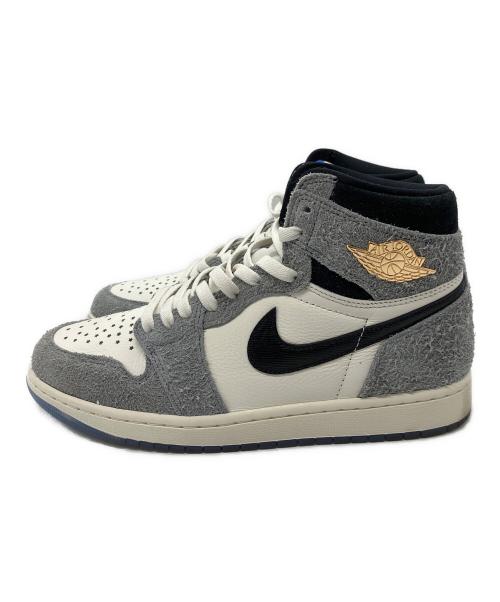 NIKE（ナイキ）NIKE (ナイキ) ハイカットスニーカー グレー×ホワイト サイズ:27.5の古着・服飾アイテム