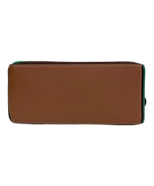 LOEWE（ロエベ）LOEWE (ロエベ) ショルダーバッグ グリーン×ブラウンの古着・服飾アイテム