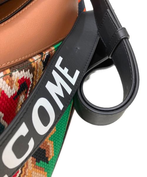 LOEWE（ロエベ）LOEWE (ロエベ) ショルダーバッグ グリーン×ブラウンの古着・服飾アイテム