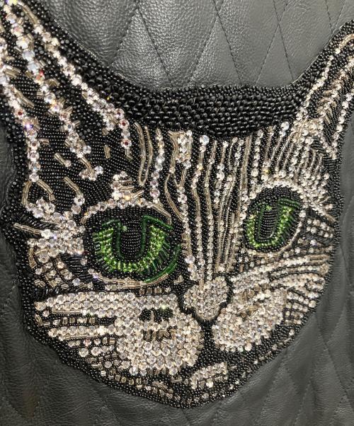 GUCCI（グッチ）GUCCI (グッチ) Cropped Embellished Jacket ブラック サイズ:38の古着・服飾アイテム