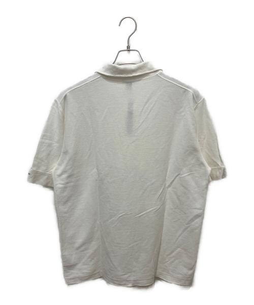STONE ISLAND（ストーンアイランド）STONE ISLAND (ストーンアイランド) ハーフジップカットソー ホワイト サイズ:Lの古着・服飾アイテム
