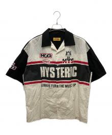 Hysteric Glamour（ヒステリックグラマー）の古着「HYSTERIC レーシングシャツ」｜ホワイトブラック