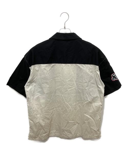 Hysteric Glamour（ヒステリックグラマー）Hysteric Glamour (ヒステリックグラマー) HYSTERIC レーシングシャツ ホワイトブラック サイズ:FREEの古着・服飾アイテム