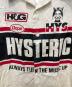 中古・古着 Hysteric Glamour (ヒステリックグラマー) HYSTERIC レーシングシャツ ホワイトブラック サイズ:FREE：15000円