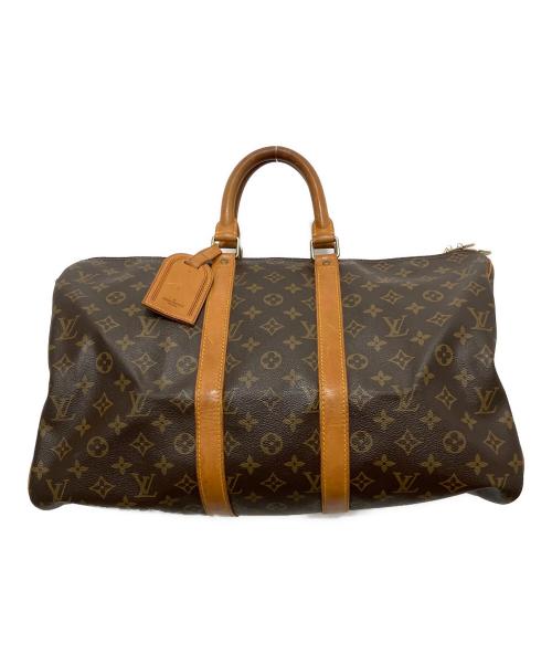 LOUIS VUITTON（ルイ ヴィトン）LOUIS VUITTON (ルイ ヴィトン) トラベルバッグ ブラウンの古着・服飾アイテム