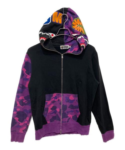 A BATHING APE（アベイシングエイプ）A BATHING APE (アベイシングエイプ) ジップパーカー ブラック サイズ:Mの古着・服飾アイテム