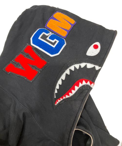 A BATHING APE（アベイシングエイプ）A BATHING APE (アベイシングエイプ) ジップパーカー ブラック サイズ:Mの古着・服飾アイテム