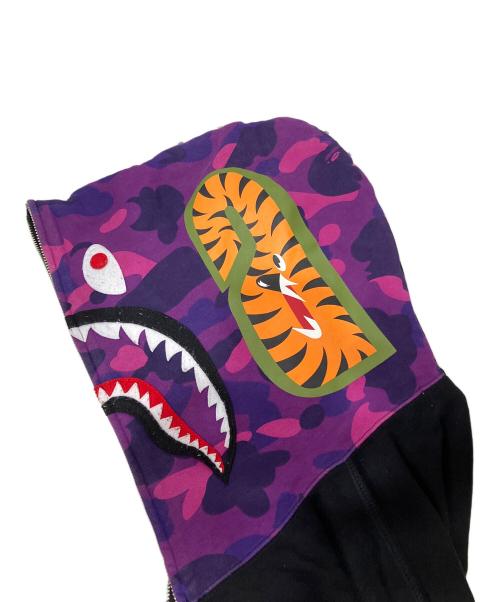 A BATHING APE（アベイシングエイプ）A BATHING APE (アベイシングエイプ) ジップパーカー ブラック サイズ:Mの古着・服飾アイテム