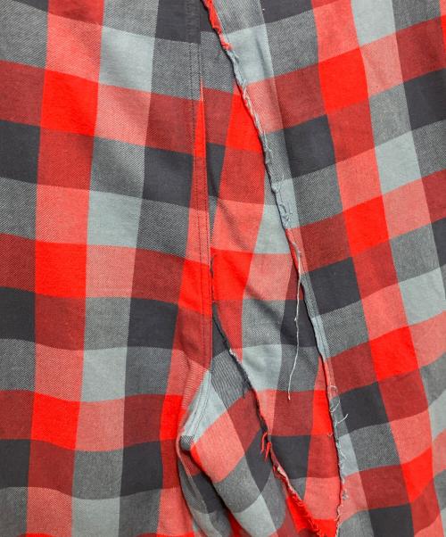 MAGLIANO（マリアーノ）MAGLIANO (マリアーノ) PAJAMA DOUBLE PANTS レッド×ブルー サイズ:Mの古着・服飾アイテム