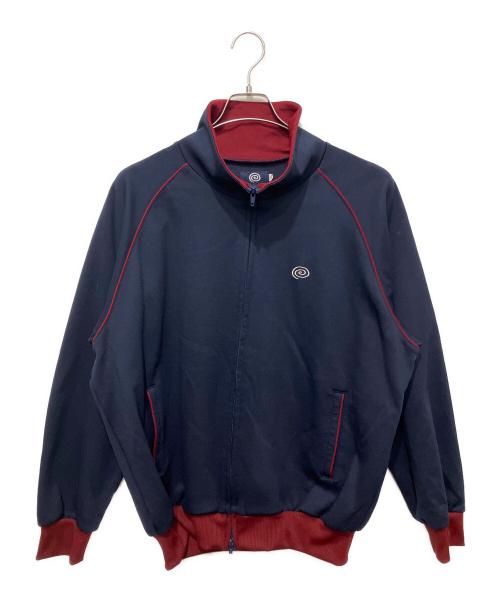 SOL soonerorlater（ソル スーナーオアレイター）SOL soonerorlater (ソル スーナーオアレイター) GuruGuru Track Jacket ネイビー×レッド サイズ:XLの古着・服飾アイテム