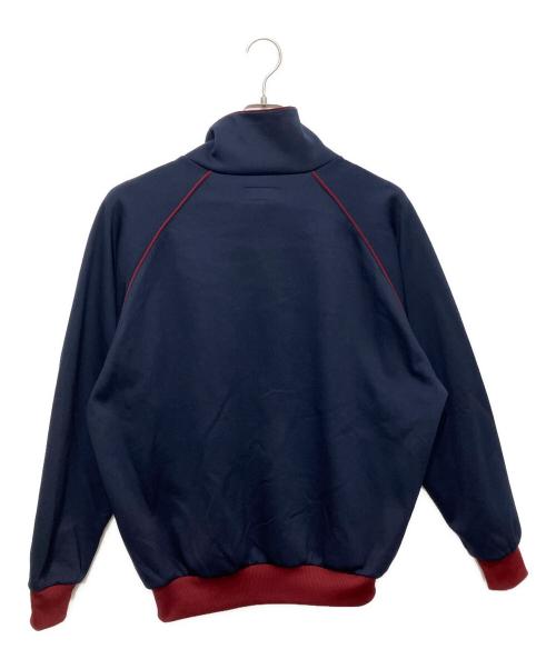 SOL soonerorlater（ソル スーナーオアレイター）SOL soonerorlater (ソル スーナーオアレイター) GuruGuru Track Jacket ネイビー×レッド サイズ:XLの古着・服飾アイテム