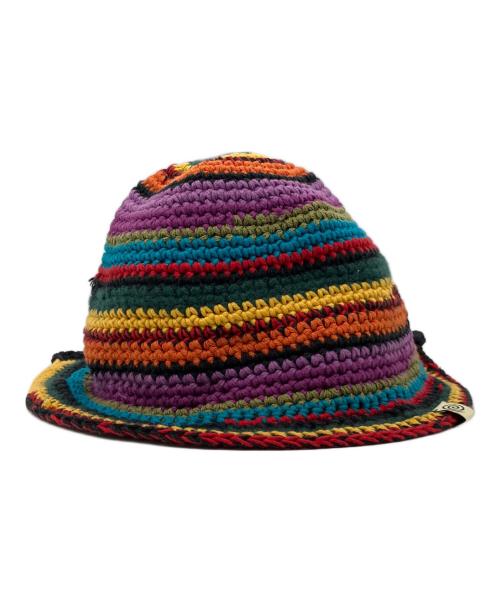 SOL soonerorlater（ソル スーナーオアレイター）SOL soonerorlater (ソル スーナーオアレイター) Handknitted Border Hat マルチカラーの古着・服飾アイテム