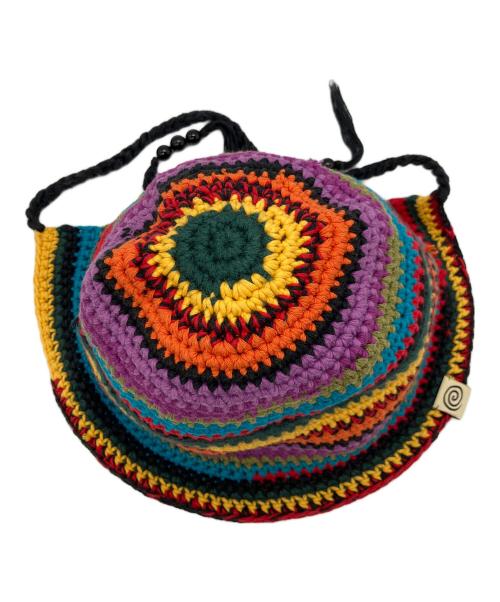 SOL soonerorlater（ソル スーナーオアレイター）SOL soonerorlater (ソル スーナーオアレイター) Handknitted Border Hat マルチカラーの古着・服飾アイテム