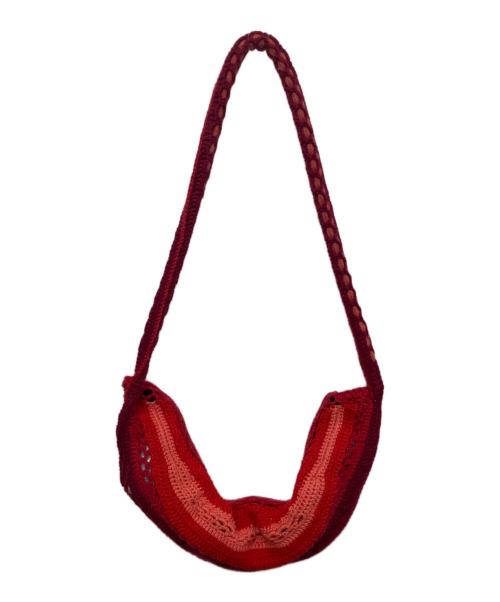 SSU（エスエスユー）SSU (エスエスユー) ARC TOTE BAG レッド×ピンクの古着・服飾アイテム