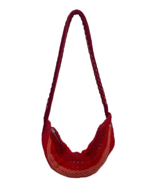 SSU（エスエスユー）SSU (エスエスユー) ARC TOTE BAG レッド×ピンクの古着・服飾アイテム