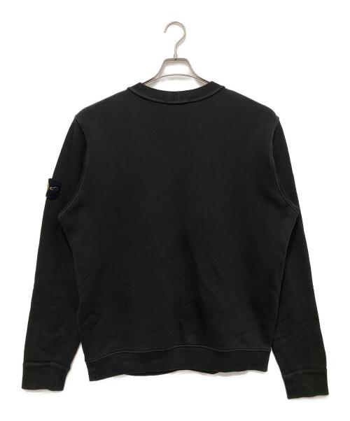 STONE ISLAND（ストーンアイランド）STONE ISLAND (ストーンアイランド) CREWNECK PULLOVER SWEAT ブラック サイズ:SIZE Lの古着・服飾アイテム