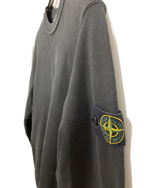 STONE ISLAND（ストーンアイランド）STONE ISLAND (ストーンアイランド) CREWNECK PULLOVER SWEAT ブラック サイズ:SIZE Lの古着・服飾アイテム