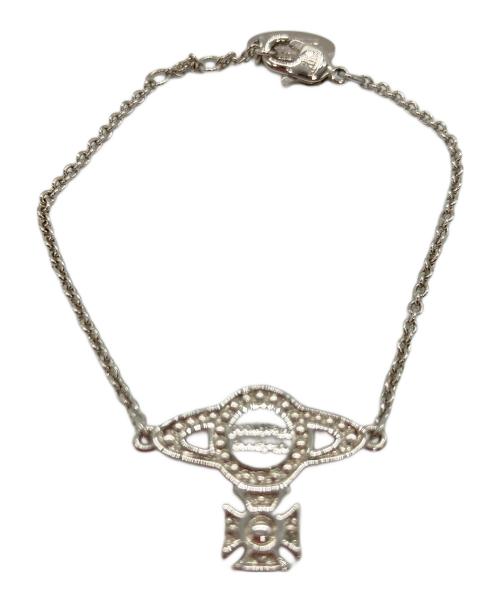 Vivienne Westwood（ヴィヴィアンウエストウッド）Vivienne Westwood (ヴィヴィアンウエストウッド) MASHITA BAS RELIEF BRACELET ピンクの古着・服飾アイテム